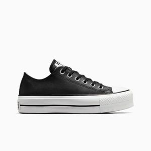 Converse Chuck Taylor All Star Lift Platform Leather Low Top 8